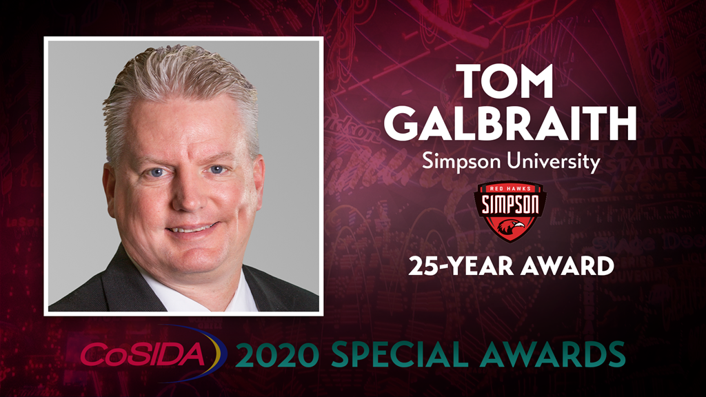 2020 Special Awards Salute: Tom Galbraith (Simpson), 25-Year Award